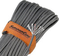 TITAN Survival Patented Paracord 550 - 25ft, 100ft, 500ft & Color Options - 620LB Strength Survival Paracord Military Spec with 3 Strands - Heavy Duty Hank Cord for Camping & Outdoors with Firestarter