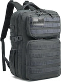 Wotony Military Tactical Backpack for Men Waterproof Daypack 3 Day Assault Pack Molle Bag with Water Bottle Holder