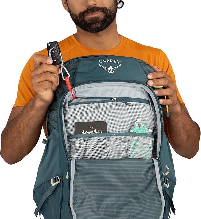 Osprey Manta Men's Hiking Backpack with Hydraulics Reservoir - Hydration Pack with Water Bladder
