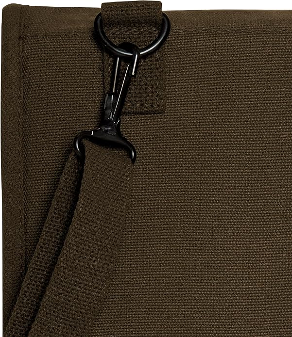Rothco Canvas Map Case Shoulder Bag – Rugged Crossbody EDC Utility Storage