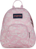 JanSport Half Pint Mini Backpack, 10.2 L - Durable Mini Bag Purse with Adjustable Shoulder Straps, Single Main Compartment, Zippered Stash Pocket, Flutter By