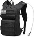 wotony Hydration Backpack with Water Bladder for Hiking Tactical Hydration Pack for Men Women Molle Water Backpack for Hiking