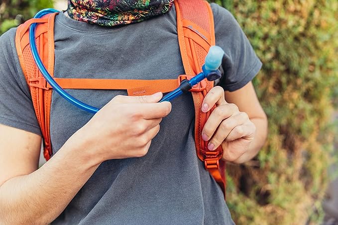 Gregory Soft Spout Bite Valve For Day Hiking/Backpacking Hydration Water Reservoir/Bladder, Optic Blue