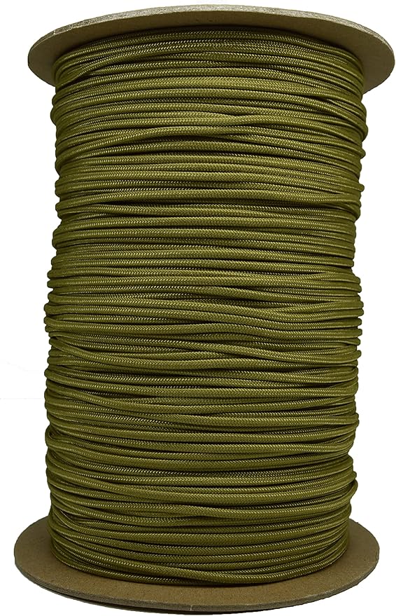 275 Cord 5 Strand Paracord - 40+ Colors in 100 Feet Bundles and 1000 Foot Spools