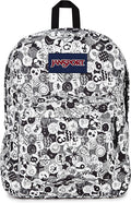 JanSport SuperBreak One Backpack - Durable, Lightweight Bag with 1 Main Compartment, Front Utility Pocket with Built-in Organizer, Premium Backpack, Doodle Dots