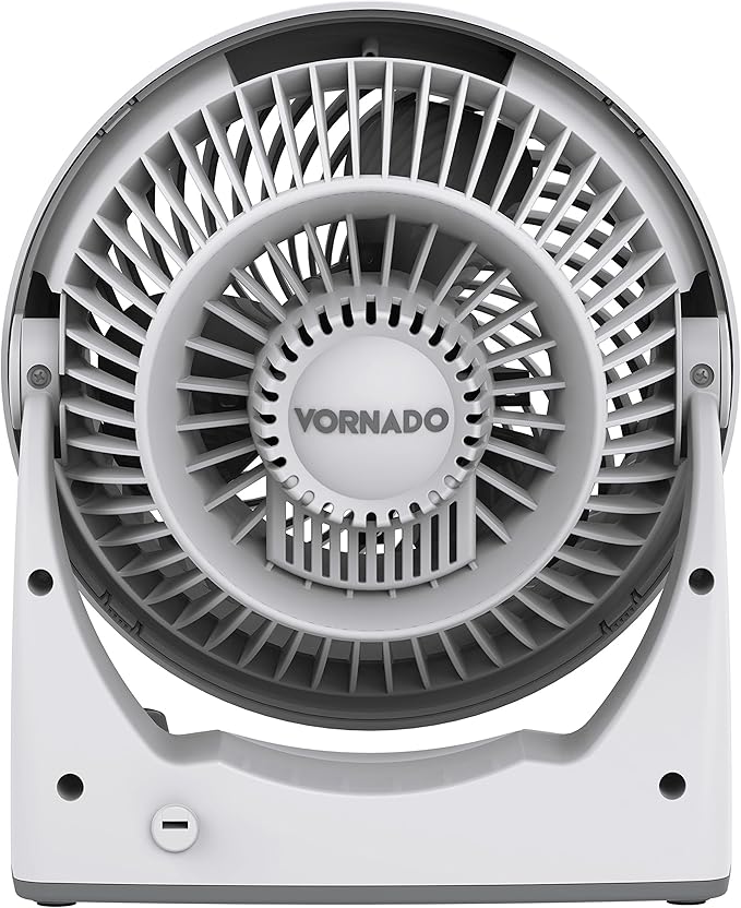 Vornado 533DC Energy Smart Small Air Circulator Fan with Variable Speed Control, White