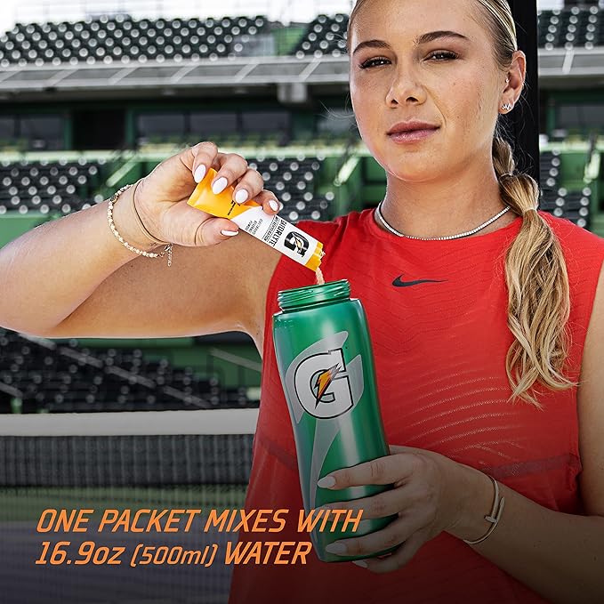 Gatorlyte Powder, Orange, Makes 20 Fl Oz (Pack of 48)