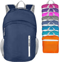 Waterproof Foldable Backpack Dry Storage Lightweight Daypack 35L Outdoor Backpack for Beach Men Women Dark Blue