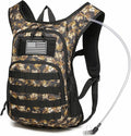 wotony Hydration Backpack with Water Bladder for Hiking Tactical Hydration Pack for Men Women Molle Water Backpack for Hiking