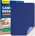Self-Adhesive Canvas Repair Tape, 8.3" x 11" Waterproof Canvas Repair Patch, Fabric Patch Repairs Kit for Furniture, Tents, Sunbrellas, Boat Covers Awnings, Couches, Clothes, Bags Royal Blue