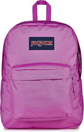 JanSport SuperBreak One Backpack - Durable, Lightweight Bag with 1 Main Compartment, Front Utility Pocket with Built-in Organizer, Premium Backpack, Digital Fuchsia