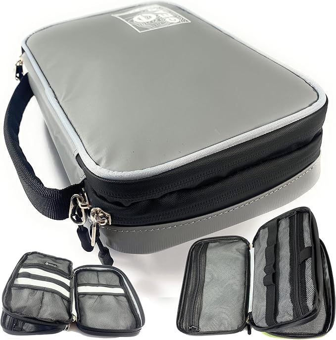 Enthusiast Gear Waterproof Electronics Organizer – Durable Travel Case for Cords, Chargers, and Gadgets – Compact, Lightweight, and Perfect for Outdoor Adventures or Daily Use