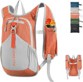 FIORETTO 10L Lightweight Packable Hiking Backpack Small Foldable Daypack for Women Men Compact Travel Backpack for Camping & Outdoor, Orange