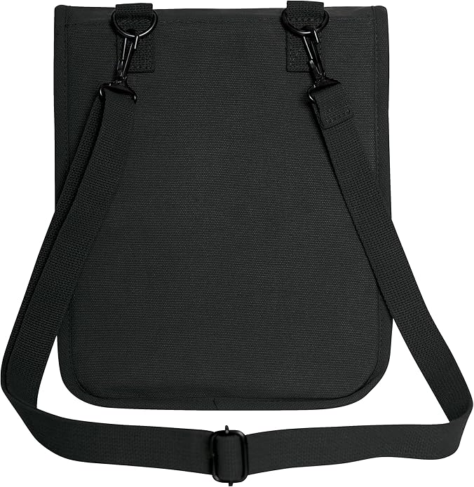 Rothco Canvas Map Case Shoulder Bag – Rugged Crossbody EDC Utility Storage