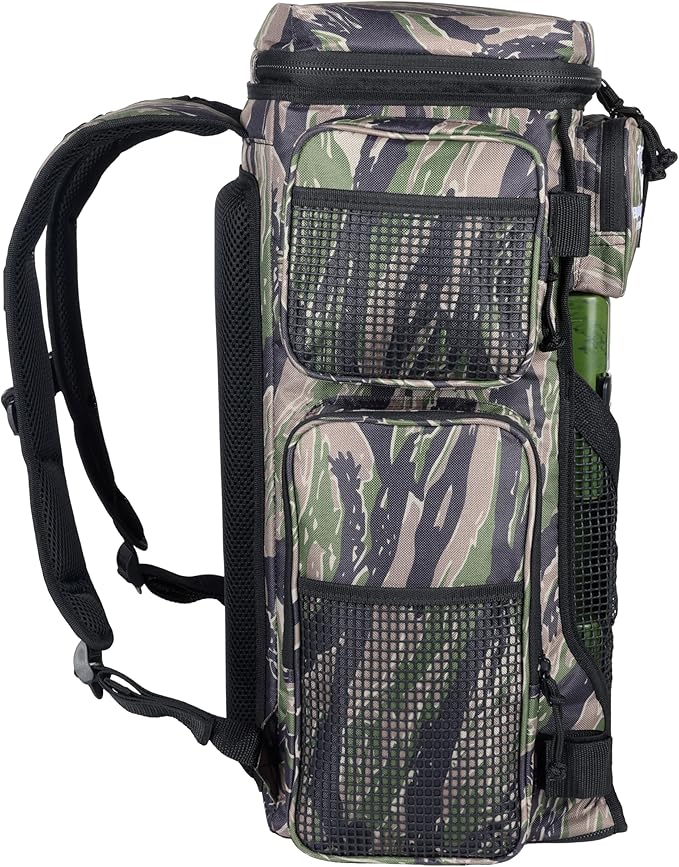 Evolution Fishing Drift Series Tackle Backpack, Outdoor Rucksack w/ 6 Fishing Tackle Trays, Heavy Duty