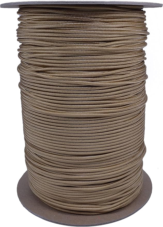 275 Cord 5 Strand Paracord - 40+ Colors in 100 Feet Bundles and 1000 Foot Spools
