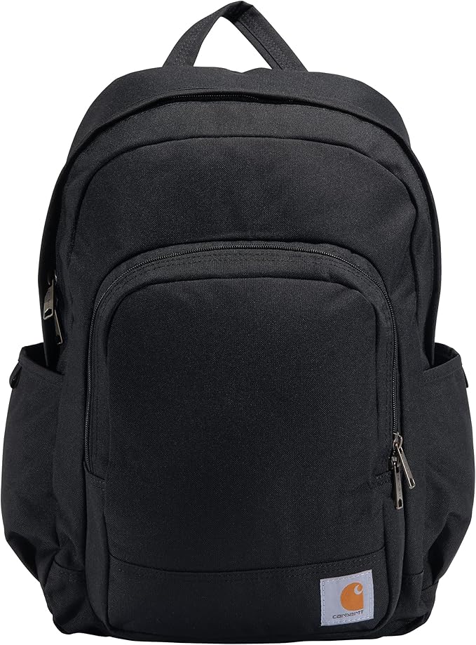 Carhartt 25L Classic Laptop Daypack, Durable Water-Resistant Pack with Laptop Sleeve, Contains PFAS, Black