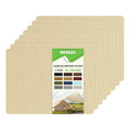 Besezx Canvas Repair Patch,Outdoor Gear Patch, 7.87x5.9 Inches 8PCS,Waterproof Self-Adhesive Fabric Repair Tape for Repairing Boat Covers,Sun Shades,Sofas,Tents,Lounge Chairs,Awnings (Khaki)