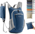 Uselike 10L Small Hiking Backpack Travel Daypack Lightweight Packable Back Pack for Women Men(Navy Blue)