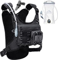 Zelvot Running Vest with 2L Water Bladder, Hydration Backpack, U.S. Original Design Patent, Lightweight Hydration Pack with Gear Holder, Reflective Chest Pack for Men Women for Marathon