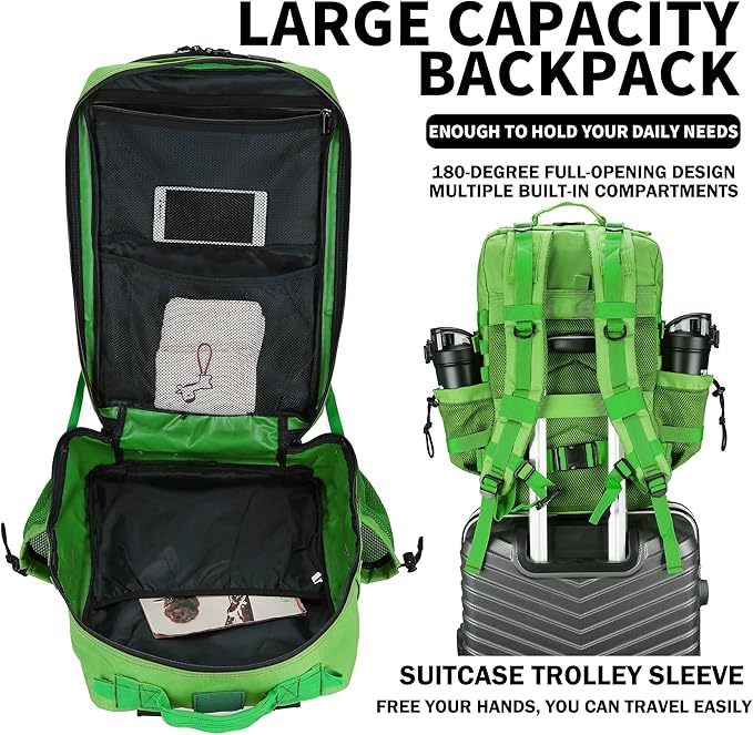 Military Tactical Backpack 45L/25L 3 Day Assault Pack Molle Daypack Hiking Backpack for Men and Women