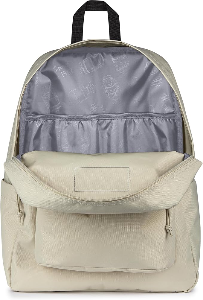 JanSport SuperBreak Plus Backpack with Padded 15-inch Laptop Sleeve and Integrated Bottle Pocket - Spacious and Durable Daypack for Work and Travel - Moon Mist