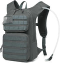wotony Hydration Backpack with Water Bladder for Hiking Tactical Hydration Pack for Men Women Molle Water Backpack for Hiking
