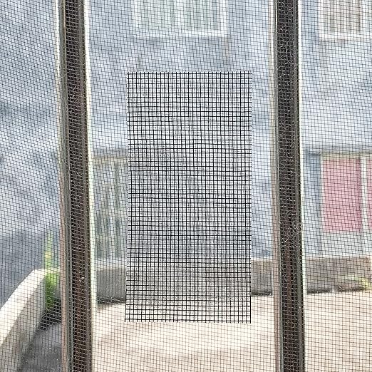 SANKEMU Screen Repair Tape, Extra Wide 16FT, Black, Adhesive & Waterproof, Fiberglass, fix for Screen Door and Window Screen, (4 INCH X 16.5 FT)