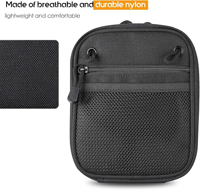 ProCase Concealed Gun Pouch, Multipurpose Carry Pistol Holster Fanny Pack Waist Bag for Handgun with Belt Loops