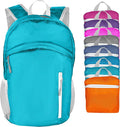 Waterproof Foldable Backpack Dry Storage Lightweight Daypack 35L Outdoor Backpack for Beach Men Women Sky Blue