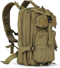 30L Tan Tactical Backpack - MOLLE Military Bug Out Bag, Small Survival Rucksack & EDC Daypack for Hunting, Hiking, Camping, Travel - Outdoor Gear for Men & Women