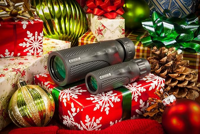 Barska Blackhawk Waterproof Monocular – Compact, Fogproof, Multi-Coated Optics, Slip-Resistant Grip for Birding, Hiking, Sports, Concerts & Outdoor Use