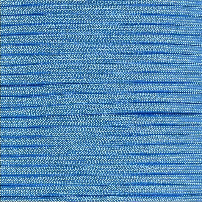 Paracord Planet Solid Color 550lb Paracord – 7 Strand Type III Nylon Cord for Indoor and Outdoor Tasks – Colonial Blue (10 ft)