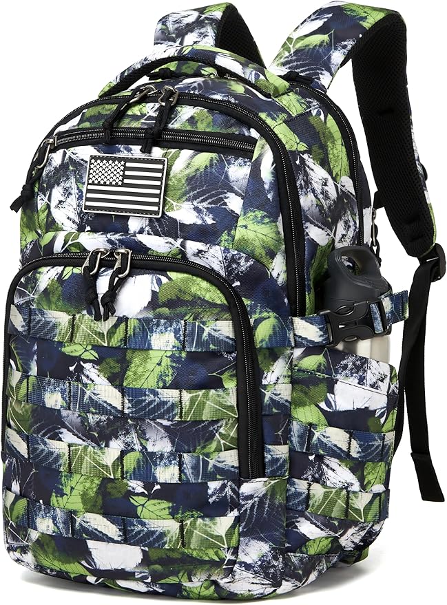 Wotony Military tactical backpack, backpack for men black small tactical assault bag