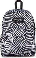 JanSport SuperBreak Plus Backpack with Padded 15-inch Laptop Sleeve and Integrated Bottle Pocket - Spacious and Durable Daypack for Work and Travel - Surreal Swirlies