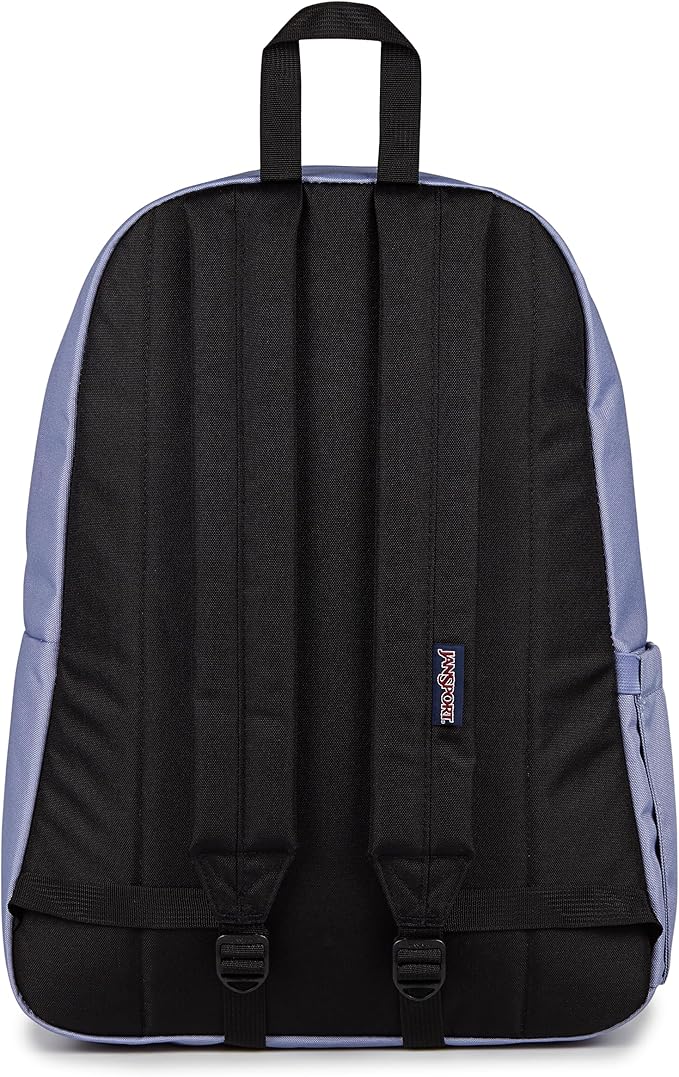 JanSport SuperBreak Plus Backpack with Padded 15-inch Laptop Sleeve and Integrated Bottle Pocket - Spacious and Durable Daypack for Work and Travel - Lavender Ash