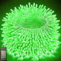 Green String Lights Outdoor Decoration, 66 ft 200 LED Green St. Patrick's Day Lights, Indoor Connectable 8 Modes Clear Wire Twinkle Fairy Light for Party St. Patrick's Day Decoration
