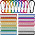 Yaocom 300 Pcs 2" Carabiner Bulk Small Carabiner Clip for Keys Spring Snap Hooks Aluminum Alloy Keychain Clip for Hanging Camping Backpacking Hiking Traveling Fishing Outdoor