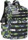 Wotony Military Tactical Backpack for Men Waterproof Daypack 3 Day Assault Pack Molle Bag with Water Bottle Holder