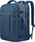 AREYTECO Large Travel Laptop Backpack for Men, 50L Carry On Backpack, Expandable Laptop Bag Water Resistant Overnight Weekender Gym Daypack Traveling Backpack, Traveler Gifts, Blue