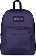JanSport SuperBreak Plus Backpack with Padded 15-inch Laptop Sleeve and Integrated Bottle Pocket - Spacious and Durable Daypack for Work and Travel - Amethyst Angst