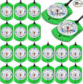 20 Pcs Acrylic Orienteering Compass Hiking Backpacking Survival Reliable Compass Advanced Scout Compasses Outdoor Gear for Map Reading Navigation Camping Survival Exploring
