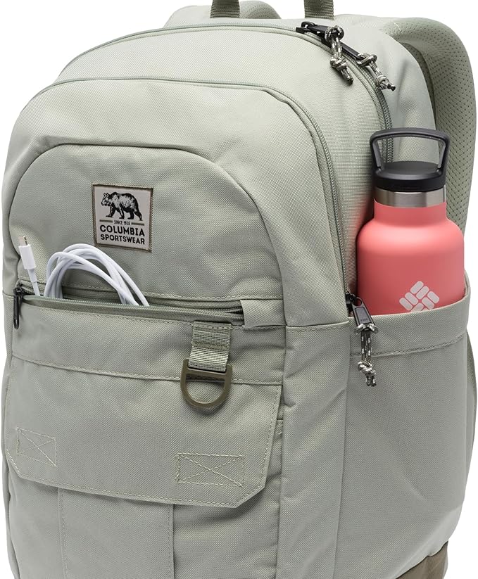 Columbia Unisex Buxton 26L Backpack, Safari/Stone Green, One Size
