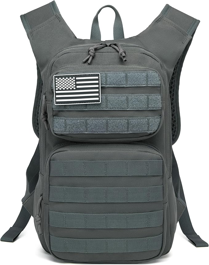 wotony Hydration Backpack with Water Bladder for Hiking Tactical Hydration Pack for Men Women Molle Water Backpack for Hiking