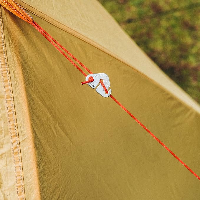 GEAR AID 175 Paracord, Lightweight Visible Guyline for Securing Tarps and Tents, or use as a Clotheslines for Camping, Hiking and Traveling, 100 ft, Orange Reflective