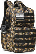 Wotony Military Tactical Backpack for Men Waterproof Daypack 3 Day Assault Pack Molle Bag with Water Bottle Holder