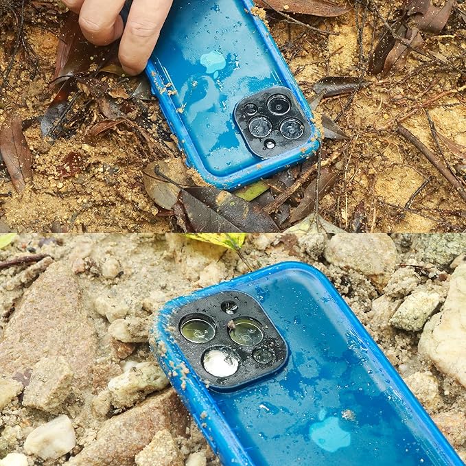 SPORTLINK Design for iPhone 14 Pro Max Case Waterproof - Shockproof Dustproof Phone Case with Screen Protector for iPhone 14 Pro Max, Full Body Protective Case 6.7'' Blue