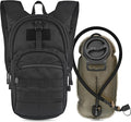 MARCHWAY Tactical Molle Hydration Pack with 2.5L TPU Water Bladder, Low-Profile Organized Military Backpack for Hiking, Cycling, Backpacking, Hunting, Running