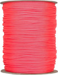 The Paracord Store | Type III 550 Paracord - 250 FT Spool, Salmon Pink | Heavy Duty 7 Strand Tactical Paracord - USA Made Nylon Outdoor Parachute Cord for Camping, Fishing & More - Survival Cord