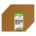 Besezx Canvas Repair Patch,Outdoor Gear Patch, 7.87x5.9 Inches 8PCS,Waterproof Self-Adhesive Fabric Repair Tape for Repairing Boat Covers,Sun Shades,Sofas,Tents,Lounge Chairs,Awnings (Light Brown)